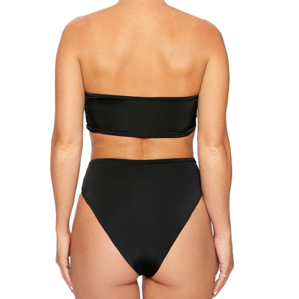 Naked Wardrobe black bandeau bae 2 piece bikini - Picture 4 of 8